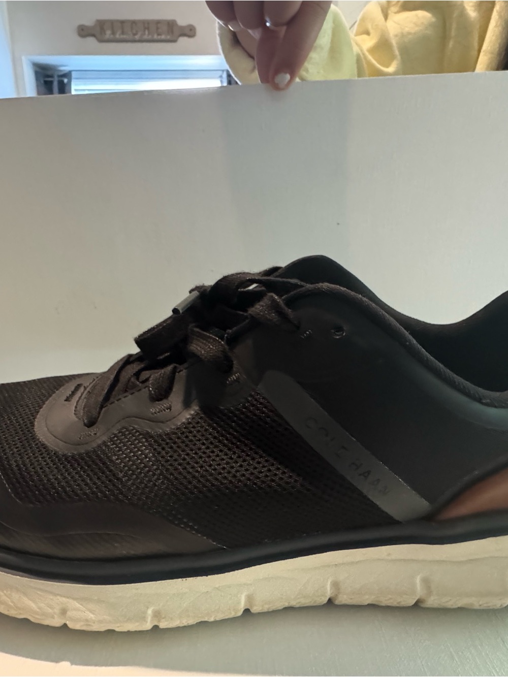 Cole Haan Black and White Men’s Athletic Sneaker